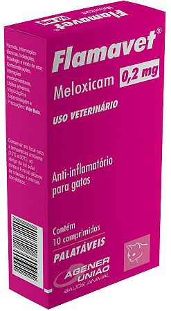 Flamavet para Gatos 0,2mg CARTELA COM 10 CP