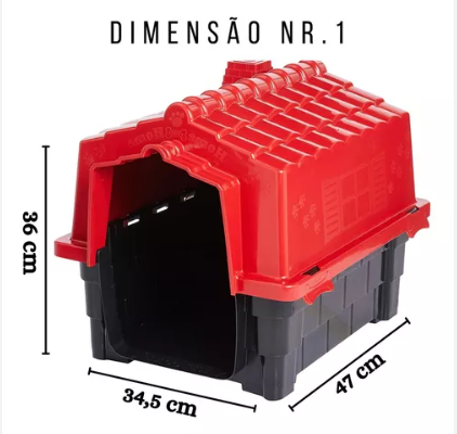 Casinha nº 1  Pet Injet Dog House  para Cães
