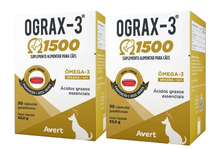 Ograx-3 1500 para Cães  30 Cápsulas