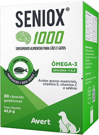 Suplemento Seniox 1000  com 30 Cápsulas