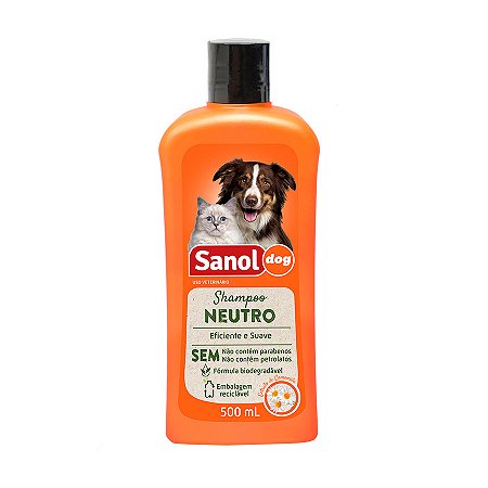 Shampoo Sanol Dog Profissional Neutro 500 ml