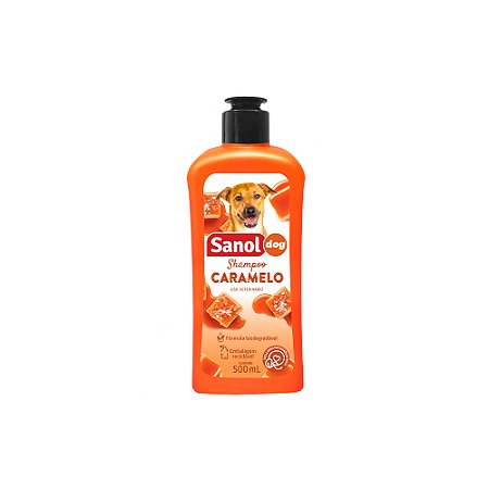 Shampoo Sanol Dog Caramelo para Cães 500 ml
