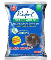 Kit Com 10 Iscas Anti Ratos Ratol Gs De Uso Doméstico - 50g