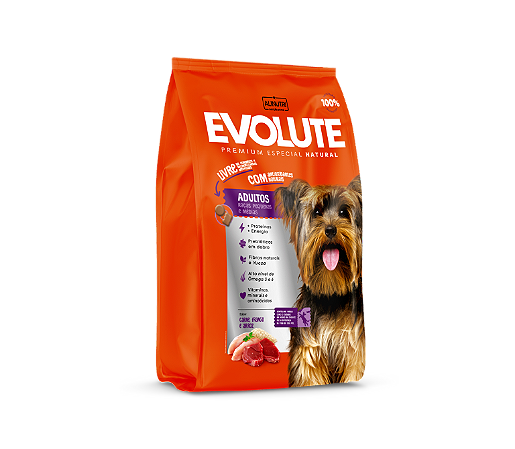Evolute Premium Especial Adultos Raças Pequenas e Médias 10 kg