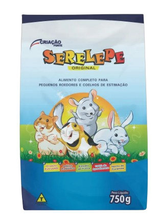 Ração para Roedores e Coelhos Serelepe 750 g