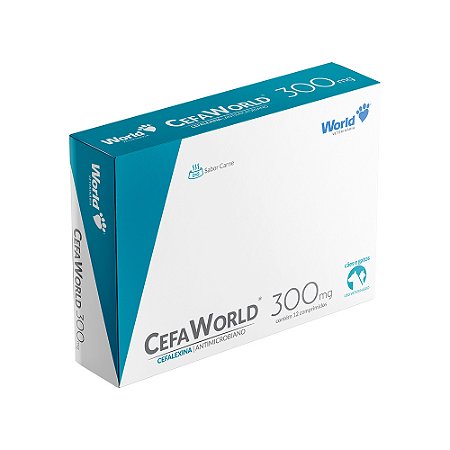 Antibiótico CefaWorld 300 mg - 12 Comprimidos
