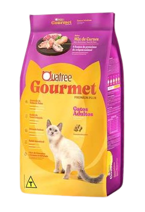 Ração Quatree Gourmet Mix de Carnes Gatos Adultos 20 kg