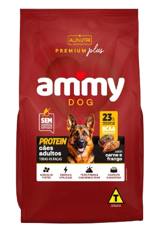 Ração Ammy Dog Premium Plus Cães Adultos 15 kg