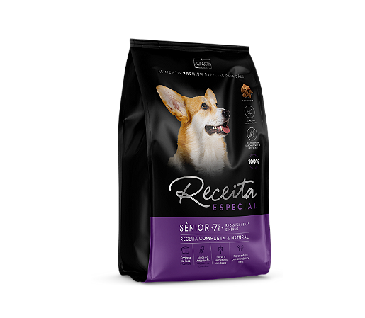 Ração Receita Especial Sênior +7 Raças Pequenas e Médias 10 kg