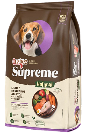 Ração Quatree Supreme Light Cães Castrados Adultos RMG 15kg