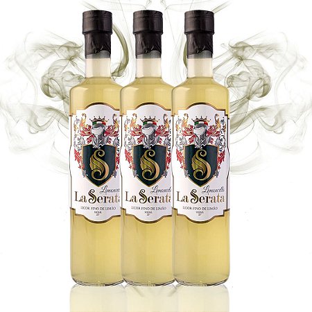 3x Limoncello Tradicional - Licor de Limão Siciliano tipo Italiano (500ml)