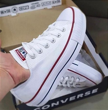 all star tradicional branco