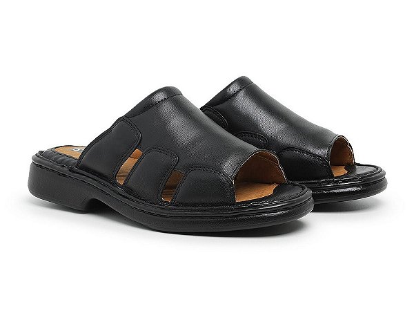 Compre Agora Sandália Masculina de Couro Legítimo - Sandália Masculina