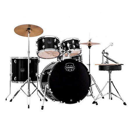 Bateria Mapex Prodigy 5 peças PDG5044T DK-dark black-preta