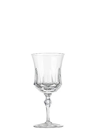 Conjunto 6 Taças De Vinho Tinto Cristal Incolor Lapidado 55