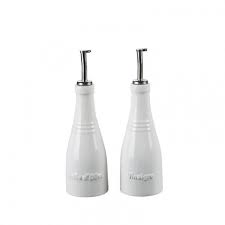 Galheteiro Azeite Vinagre Le Creuset 240ml branco
