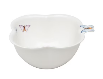 Saladeira Borboleta Porcelana 25cm