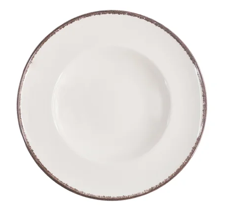Conjunto 6 Pratos Massa Creme Rustica
