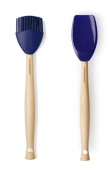 KIT PINCEL E COLHER DE SILICONE AZURE BLUE