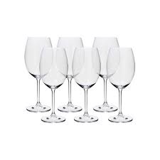 Jg 6 tacas Agua Gastro Bohemia Cristal 580ml
