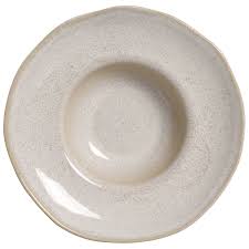 Conjunto com 4 Pratos de Massa Orgânico Latte Ø28x6,5cm 450ml