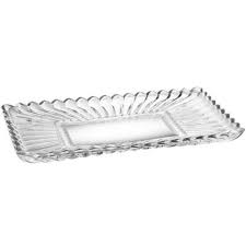 Travessa Wolff Geneva de Cristal 30cm x 17cm x 3cm
