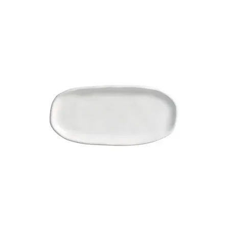 Trav Oval Rasa Mini Orgânico New White