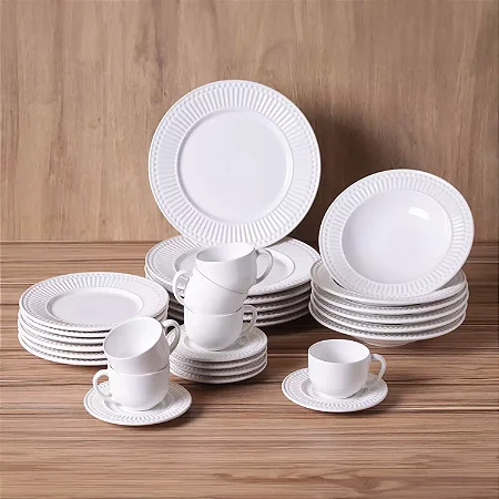 Ap Jantar 30 pçs Roma Bco