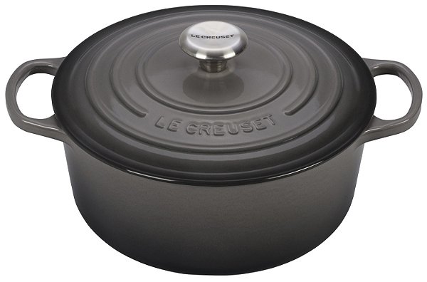 Panela Redonda 24cm Signature Flint Le Creuset
