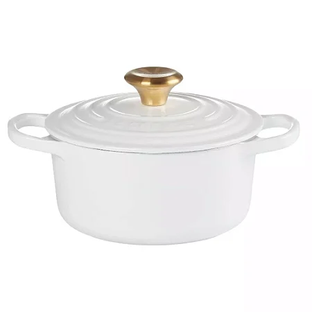 Panela Redonda 22cm Signature White Le Creuset