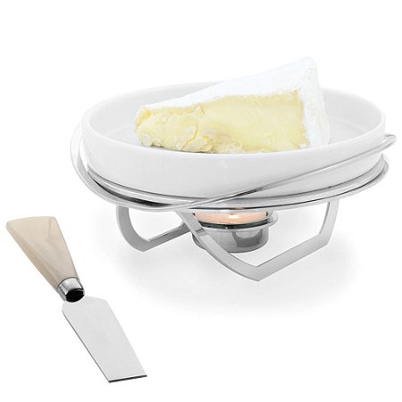 Richeaud Brie Linea Pequeno Inox Riva Com Faca