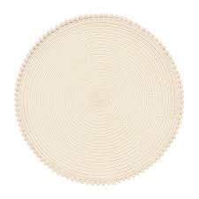 Jogo Americano Dots Natural Conjunto com 6