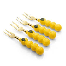 Conjunto Talheres Aperitivos Finger Food Garbo Siciliano - 4 Pçs