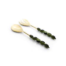 Conjunto De Talheres Para Salada Garbo Oliva