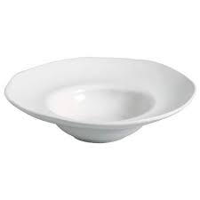 Conjunto com 6 Pratos de Massa Orgânico New White Ø28x6,5cm 450ml