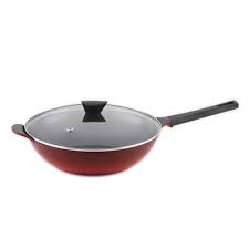 Frigideira Wok 34cm/6,1L com Revestimento Cerâmico - Amie - Neoflam - Cor Vermelha