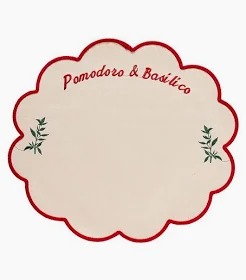 Conjunto 6 Jogo Americano Pomodoro e Basilico