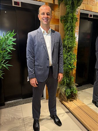 Terno com Elastano Azul