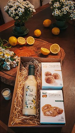 Kit - Licor e biscoitos italianos
