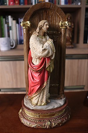 Imagem Jesus Batendo à Porta 30 cm