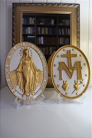 Par da Medalha Milagrosa (Resina Premium)