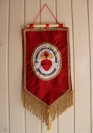 Escudo de parede do Sagrado Coração de Jesus (Detém-te)