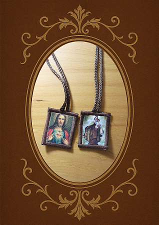 Escapulário do Carmo - Modelo 1