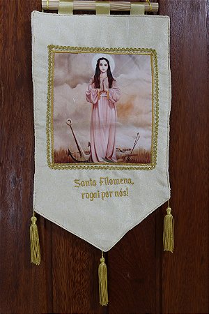 Estandarte de parede de Santa Filomena