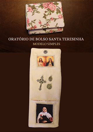 Oratório de bolso de Santa Teresinha