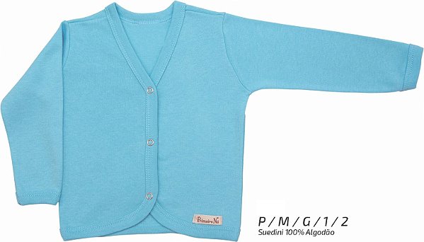 Casaco para bebê azul