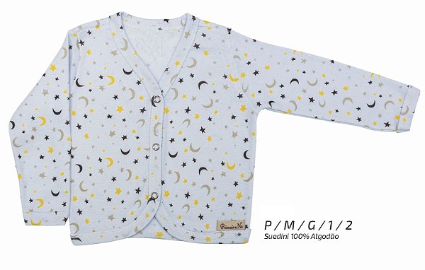 Casaco para bebê estampado