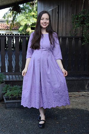 Vestido Stella Lilás