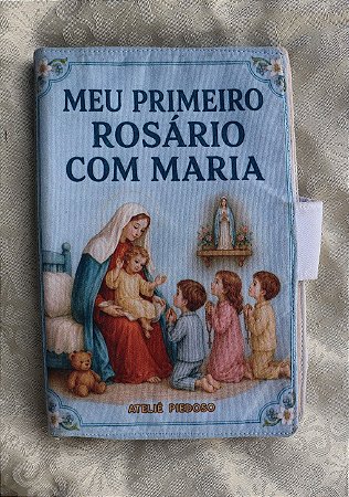 Meu primeiro rosário com Maria - Livro infantil de tecido