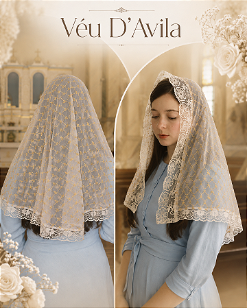 Véu D'Avila (bege / off white)